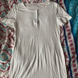 Women’s white bodycon mini dress